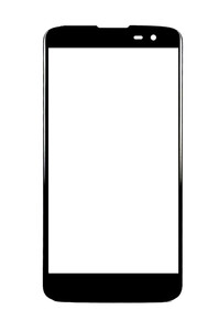 Replacement Front Glass For Lg Tribute Ls660 White By - Maxbhi.com