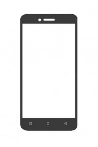 Replacement Front Glass For Zen Admire Glam Gold By - Maxbhi.com