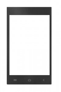 Replacement Front Glass For Zen P46 Elite Silver By - Maxbhi.com