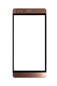 Replacement Front Glass For Micromax Bolt Mega Q397 Black By - Maxbhi Com