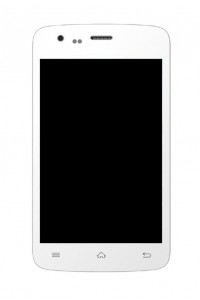 Lcd With Touch Screen For Intex Aqua Glory White By - Maxbhi.com