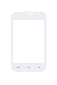 Replacement Front Glass For Spice Mi423 Smart Flo Ivory 2 Black By - Maxbhi.com