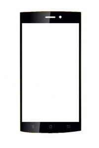 Replacement Front Glass For Iball Andi 4.5p Ips Glitter Yellow By - Maxbhi.com