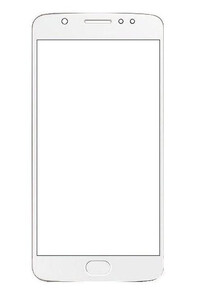 Replacement Front Glass For Moto E4 Gold By - Maxbhi.com