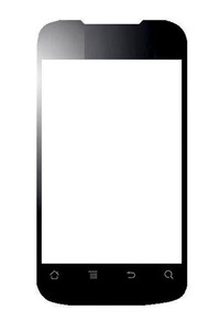 Replacement Front Glass For Huawei U8650 Sonic Black By - Maxbhi.com