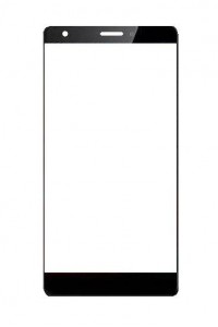 Replacement Front Glass For Oukitel U13 Black By - Maxbhi.com