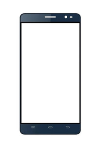 Replacement Front Glass For Intex Aqua Slice Ii Blue By - Maxbhi.com