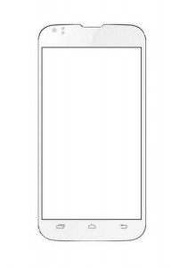 Replacement Front Glass For Intex Aqua N2 White By - Maxbhi.com