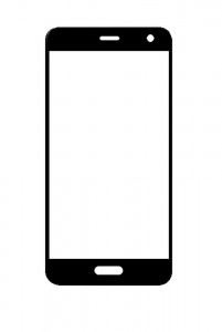 Replacement Front Glass For Wammy Titan 4 Black By - Maxbhi.com