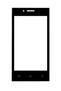 Replacement Front Glass For Rage Magic 40b Black By - Maxbhi.com