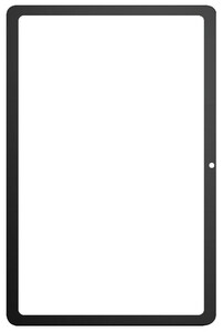 Replacement Front Glass For Blackview Tab 60 Pro Black By - Maxbhi Com
