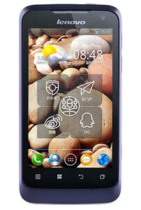 LCD with Touch Screen for Lenovo P700 - White