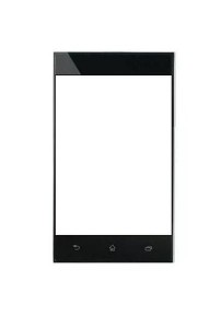 Replacement Front Glass For Iberry Auxus Handy H01 Black By - Maxbhi.com