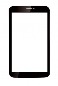 Replacement Front Glass For Iball Slide 3g Q7218 Black By - Maxbhi.com