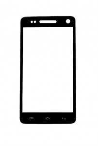 Replacement Front Glass For Wiko Rainbow White By - Maxbhi.com