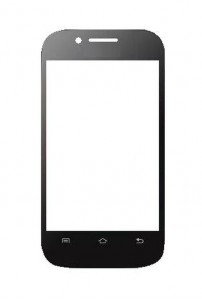 Replacement Front Glass For Maxx Msd7 3g Ax35 Black By - Maxbhi.com