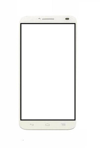 Replacement Front Glass For Alcatel One Touch Idol 2 White By - Maxbhi.com