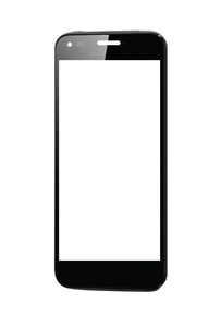Replacement Front Glass For Panasonic Eluga S Mini Black By - Maxbhi.com