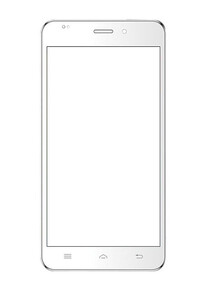 Replacement Front Glass For Karbonn Titanium Hexa White By - Maxbhi.com