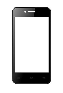 Replacement Front Glass For Celkon A400 Plus Dual Sim Black By - Maxbhi.com