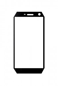 Replacement Front Glass For Blu Tank Xtreme Pro Black By - Maxbhi.com