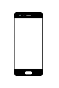 Replacement Front Glass For Honor 9 Black By - Maxbhi.com