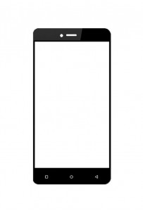 Replacement Front Glass For Allview V2 Viper I4g Black By - Maxbhi.com