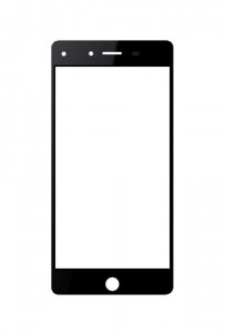 Replacement Front Glass For Verykool S5030 Helix Ii Black By - Maxbhi.com
