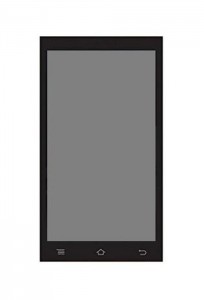 Lcd With Touch Screen For Rage Attitude 4.5 Black By - Maxbhi.com