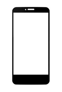 Replacement Front Glass For Infocus M370 Black By - Maxbhi.com
