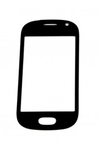 Replacement Front Glass For Samsung Gt C6810 Galaxy Fame Black By - Maxbhi.com