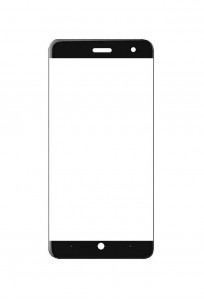 Replacement Front Glass For Zte Small Fresh 5 Black By - Maxbhi.com