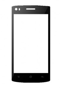 Replacement Front Glass For Rage Marvel Blue By - Maxbhi.com