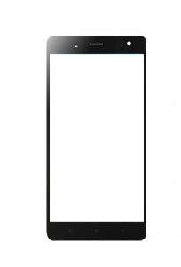 Replacement Front Glass For Doogee Dg850 Black By - Maxbhi.com
