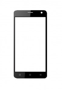 Replacement Front Glass For Jivi Prime P30 Black By - Maxbhi Com