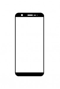 Replacement Front Glass For Plum Gator 7 Black By - Maxbhi Com