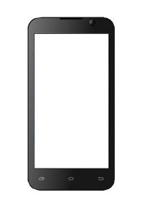 Touch Screen Digitizer For Intex Aqua Y3 Black By - Maxbhi.com