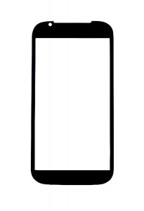 Replacement Front Glass For Micromax Canvas A100 White By - Maxbhi.com