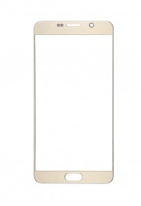 Replacement Front Glass For Samsung Galaxy Note5 Duos Gold By - Maxbhi.com