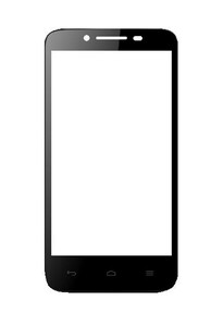 Replacement Front Glass For Zen Ultrafone 502 White By - Maxbhi.com