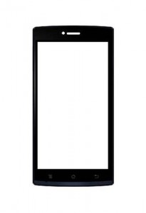 Replacement Front Glass For Onida I501 Black By - Maxbhi.com