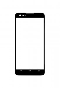 Replacement Front Glass For Zte Geek V975 Black By - Maxbhi.com