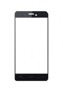 Replacement Front Glass For Imobile Iqx Black By - Maxbhi.com