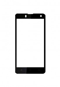 Replacement Front Glass For Micromax Bolt Q335 Black By - Maxbhi.com