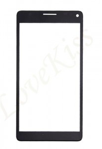 Replacement Front Glass For Nokia N950 Black By - Maxbhi.com
