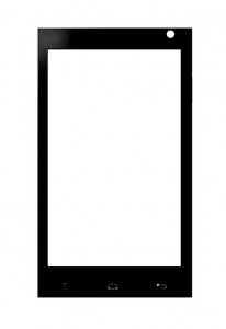 Replacement Front Glass For Celkon Campus A402 Blue By - Maxbhi.com