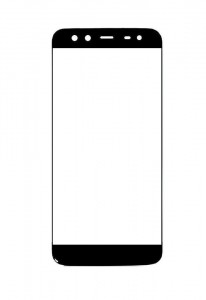 Replacement Front Glass For Blackview S8 Black By - Maxbhi.com