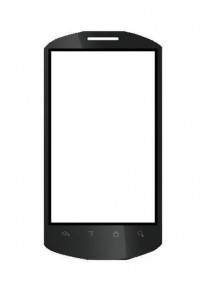 Replacement Front Glass For Huawei U8800 Pro Black By - Maxbhi.com