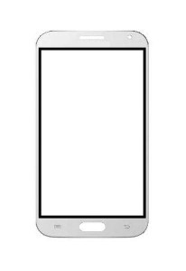Replacement Front Glass For Maxx Genxdroid7 Ax506 White By - Maxbhi.com