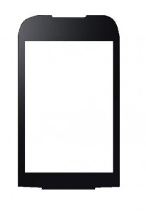 Replacement Front Glass For Lg Optimus Net P690 Black By - Maxbhi.com